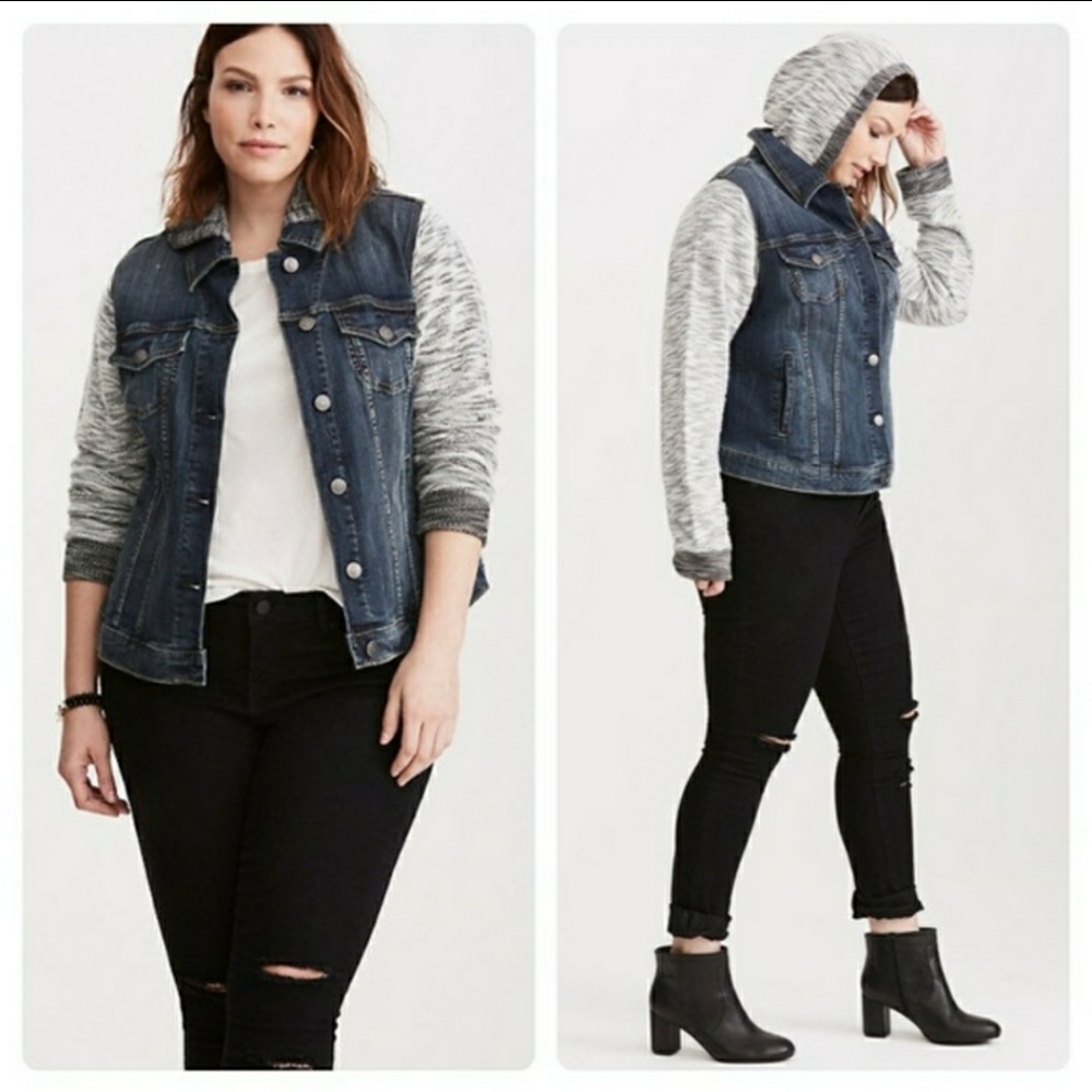 Torrid denim jacket size 4